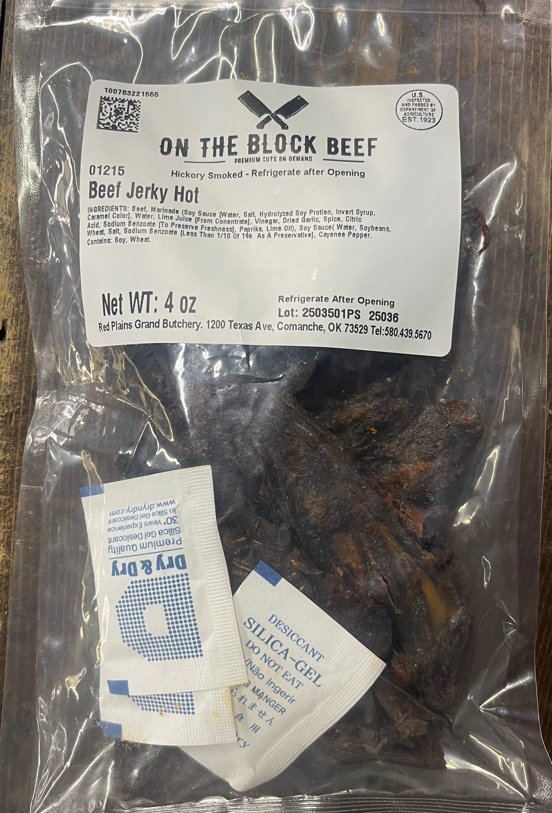 Beef Jerky Hot